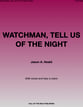 Watchman, Tell Us of the Night SAB choral sheet music cover